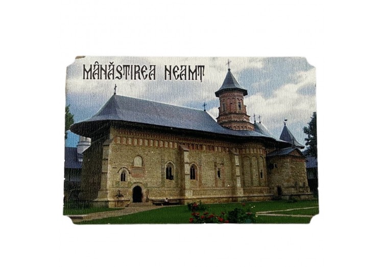 Magnet lemn Mănăstirea Neamț